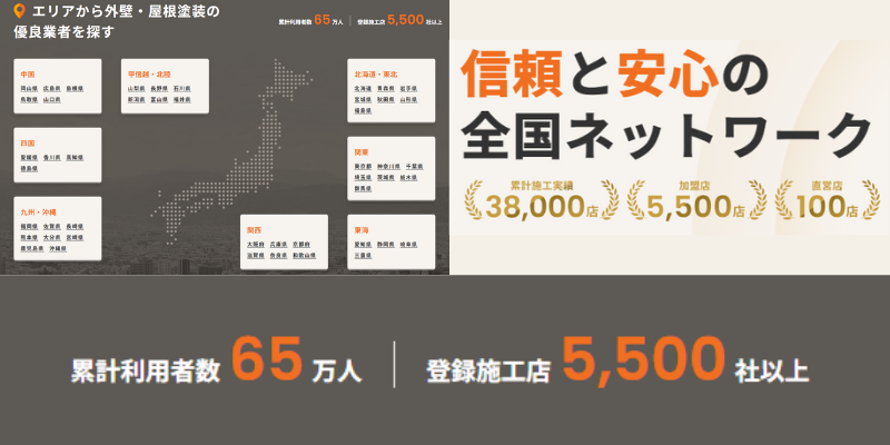 外壁塗装の窓口は業界最大級