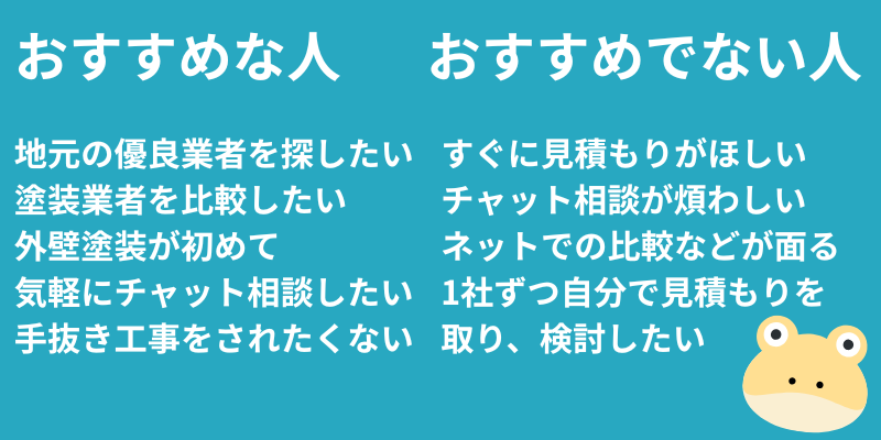 ヌリカエおすすめおすすめでない人