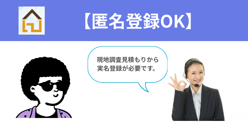リショップナビ匿名可能