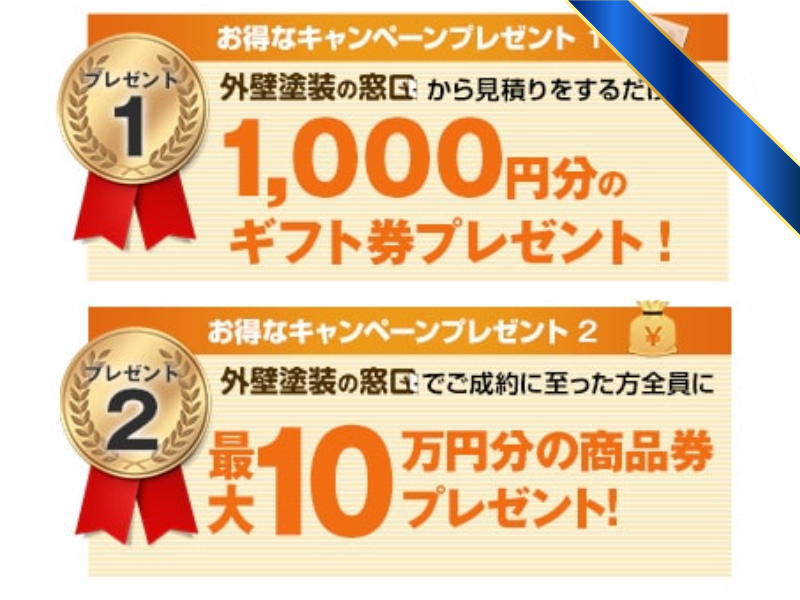 2種類の商品券