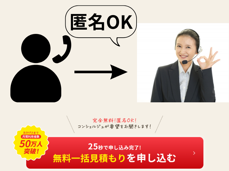 コンシェルジュに匿名相談
